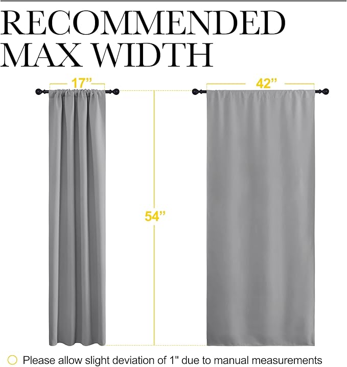 NICETOWN Short Curtains for Small Window - Image 7
