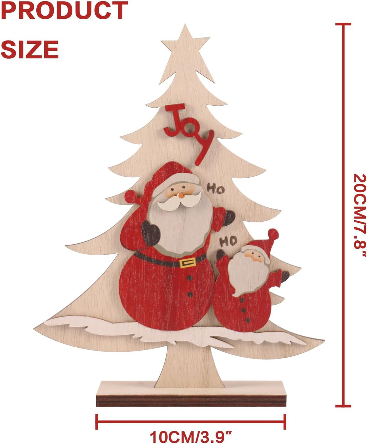 RoseCraft 5PCS Christmas Decorations for Home Farmhouse Indoor Table Decor