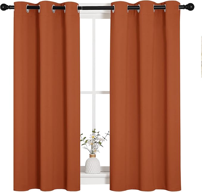 NICETOWN Window Curtains Blackout Drapes, Thermal Insulated Christmas - Image 2