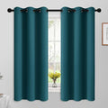 Yakamok Blackout Curtains for Bedroom 2 Panels Set 63 Inch Length Thermal by Yakamok