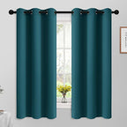Yakamok Blackout Curtains for Bedroom 2 Panels Set 63 Inch Length Thermal by Yakamok