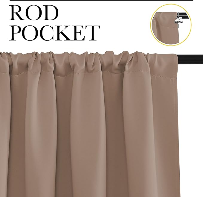 NICETOWN RV Blackout Curtains for Camper Windows, Window Treatment Thermal - Image 3
