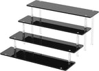 4 Tier Acrylic Display Risers, Clear Perfume Organizer, Cupcake Stand