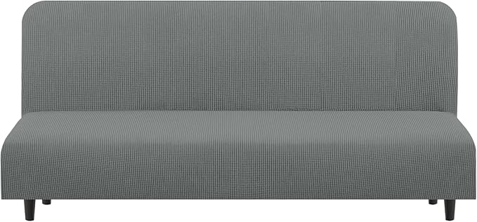 U-NICE HOME Stretch Futon Cover Armless Bed Slipcover by U-NICEHOME