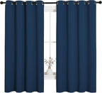 NICETOWN Bedroom Curtain Panels Blackout Draperies, Thermal Insulated Solid - Image 2