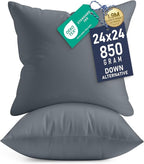 Utopia Bedding 24x24 Pillow Inserts, Sofa & Couch – Soft, Supportive & Fluffy by UTOPIABEDDING