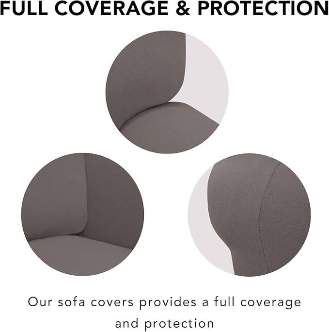 PureFit Super Stretch Chair Sofa Slipcover – Spandex Non Slip Soft Couch Sofa - Image 3