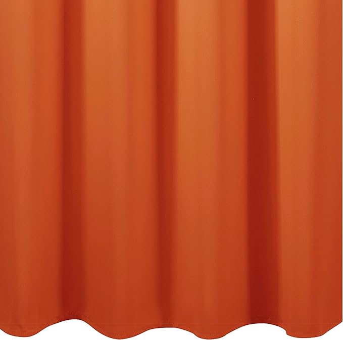 LEMOMO Blackout Curtains 66 x 84 inch/Orange Curtains Set of 2 Panels/Thermal - Image 9