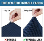 H.VERSAILTEX 4 Piece Stretch Sofa Covers - Image 3
