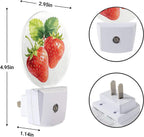 Strawberry Night Light, Night Lights Plug into Wall Dusk to Dawn Sensor