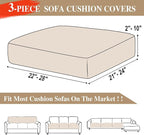 Couch Cushion Covers Seat Cushion Cover Stretch Couch Cover Separate Sectional - Image 6