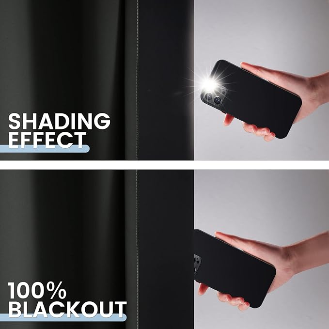 SimpleHome Blackout Curtains Ombre - Image 5