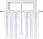 DWCN White Curtains for Living Room Thermal Insulated, 50% Light Blocking - Image 8