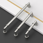 Asidrama 2 Pack 5 Inch(128mm) Brushed Nickel Cabinet Pulls Heavy-Duty Solid Kitchen Cabinet Handles Satin Nickel Drawer Hardware for Bathrooms Cupboard