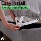 GORILLA GRIP Patented Fitted Bed Sheet Holders for Corners, 4 Pack White