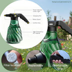 Electric Plant Mister, Rechargeable Spray Bottle for Garden