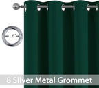 Yakamok Soild Small Window Curtains, Thermal Insulated Privacy Curtains and - Image 2
