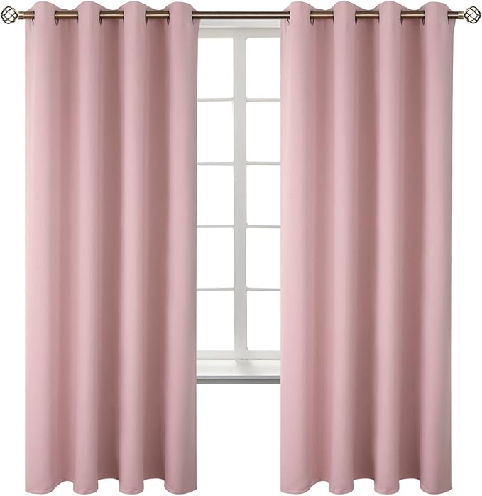 BGment Room Darkening Curtains 72 Inches Long by BGment