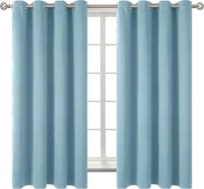 BGment Room Darkening Curtains 63 Inches Long by BGment