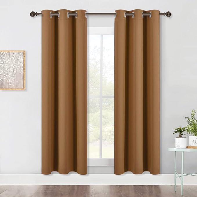 NICETOWN Sleek Blackout Curtains 72 inches Length by NICETOWN