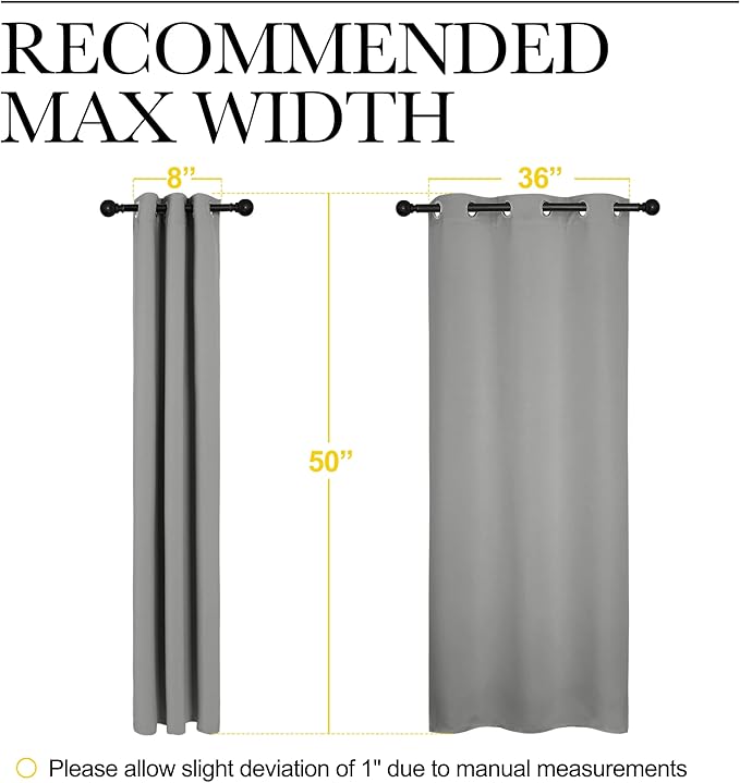 NICETOWN Thermal Insulated Grommet Blackout Curtains, Kids Window Drape Panel - Image 7