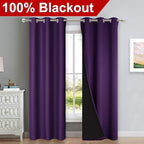 NICETOWN Cold Blocking 100% Blackout Curtains - Image 2
