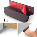 1-Pack Under Cabinet Foot Pull for Trash Drawer, Matte Black 4"
