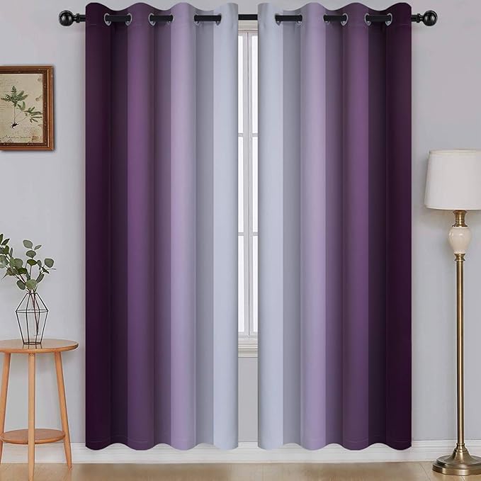 SimpleHome Ombre Room Darkening Curtains by SimpleHome