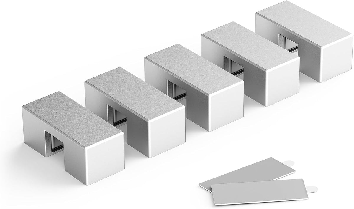 Magnetic Cable Clips 5 Pack,Charger Organizer for Metal Surfaces