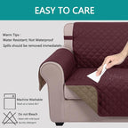 U-NICE HOME Futon Sofa Covers Reversible Sofa Slipcover Armless Cover Furniture - Image 5