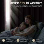 Joydeco Blackout Curtains 95 Inch Length 2 Panels Set, Thermal Insulated Long - Image 3