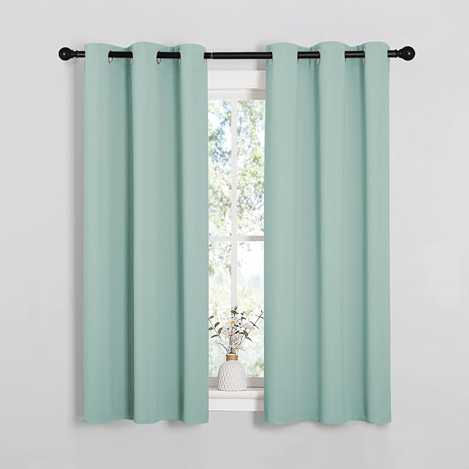 NICETOWN Window Curtain Panels, Thermal Insulated Solid Grommet Blackout by NICETOWN