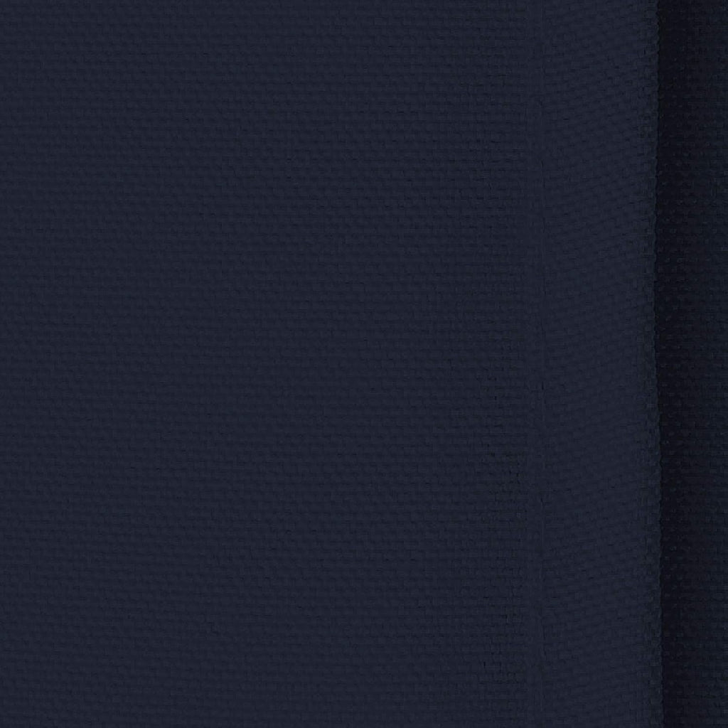 Lann's Linens - 4' Premium Fitted Tablecloth for 48" x 24" Rectangular Table - Wedding/Banquet/Trade Show - Polyester Cloth Fabric Cover - Navy Blue