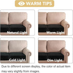 H.VERSAILTEX Velvet Stretch Couch Cushion Cover Plush Cushion Slipcover - Image 6