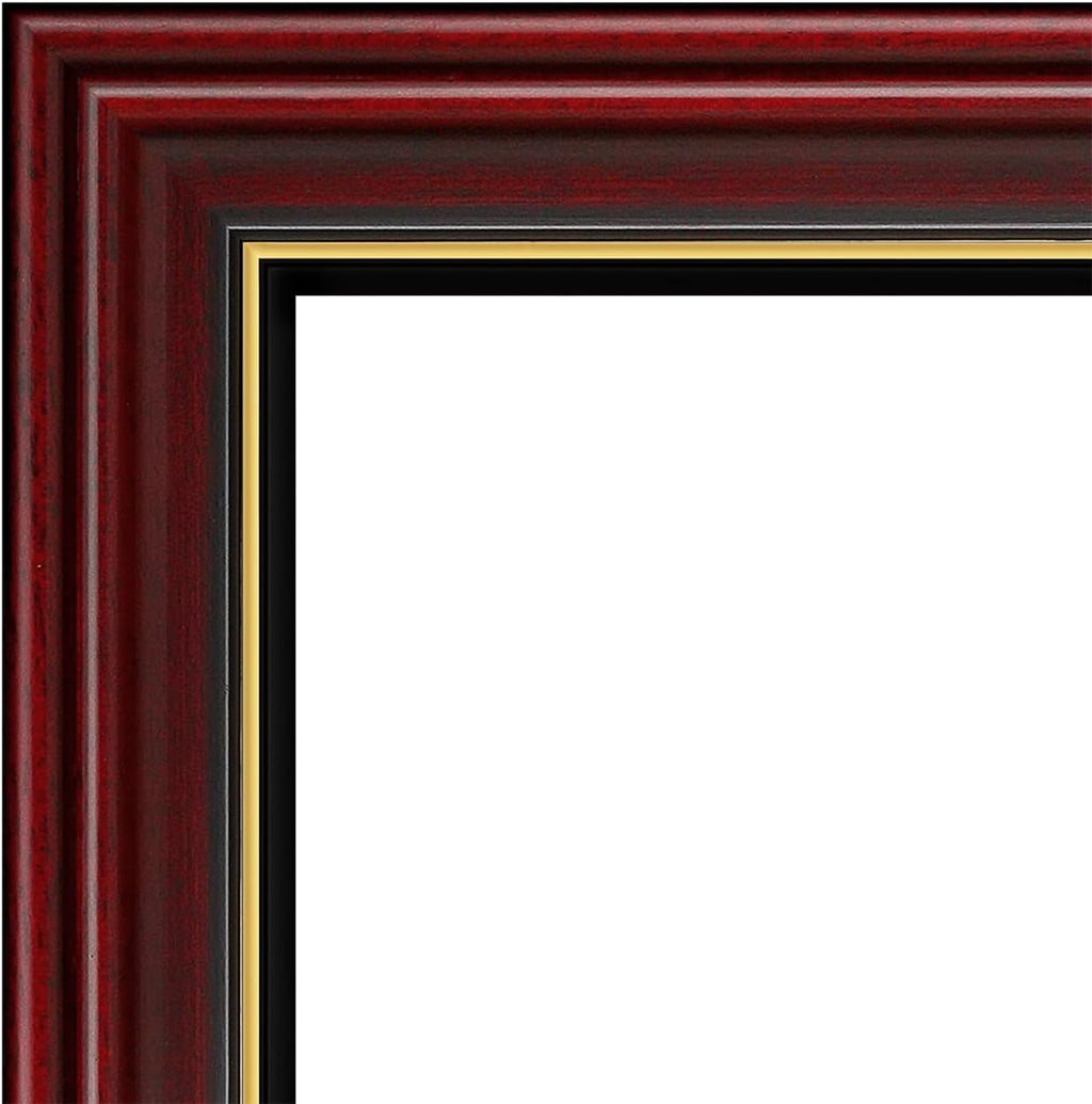 CORE ART 15x18 Diploma Frame, Cherry Red, Black Mat for 11x14