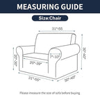 Cupuamon 2026 New Stretch Chair Sofa Slipcovers Couch Cover - Image 2