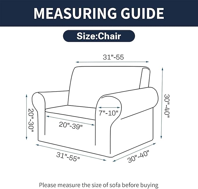 Cupuamon 2026 New Stretch Chair Sofa Slipcovers Couch Cover - Image 2