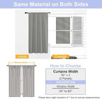 Simplebrand Ava Grey Blackout Curtains - Image 8
