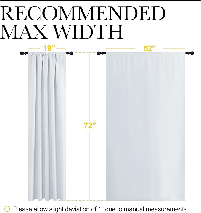 NICETOWN Bedroom Window Curtain Panels - Image 7