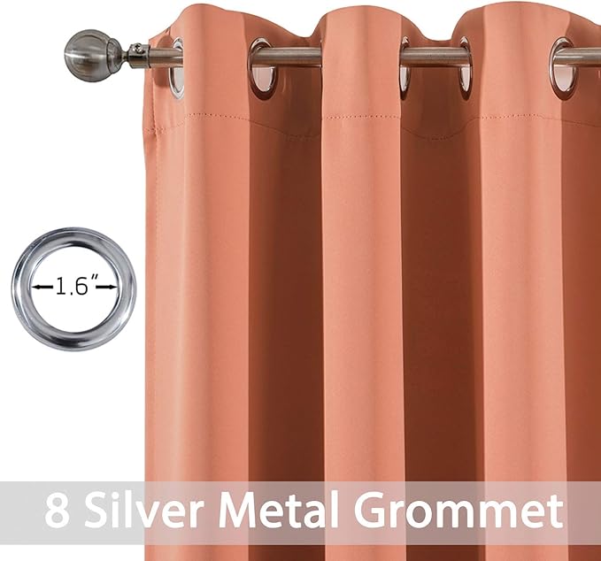 Yakamok 36 Inch Short Blackout Curtains Panels - Image 2