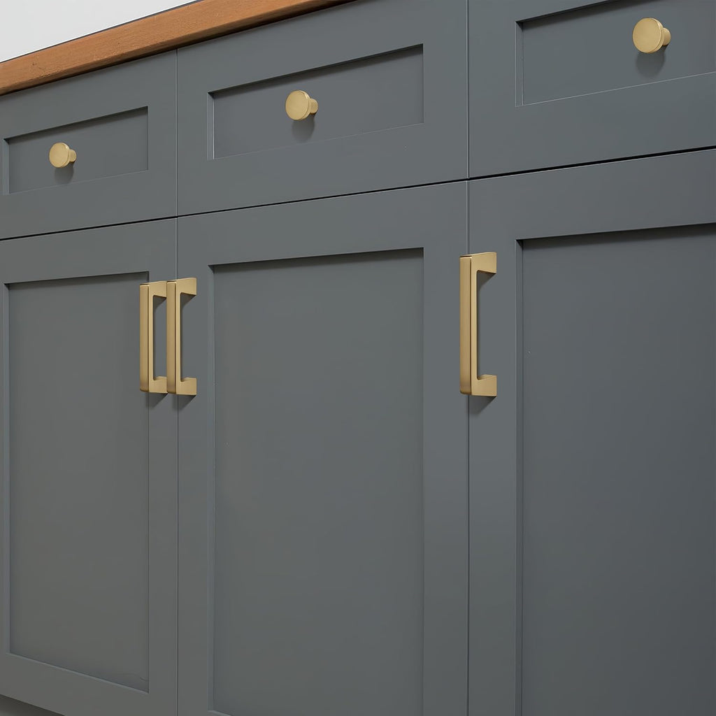 6-Pack 12-Inch Champagne Bronze Cabinet Pulls and Drawer Handles