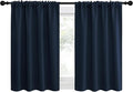 NICETOWN 2 Panels Blackout Curtains, Rod Pocket Thermal Insulated Drapes by NICETOWN