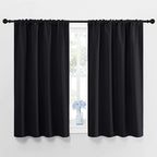 NICETOWN Black Out Short Curtain Panels by NICETOWN
