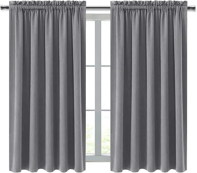 DWCN Blackout Curtains for Bedroom – Rod Pocket Thermal Insulated Noise - Image 9