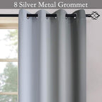 SimpleHome Ombre Room Darkening Curtains 84 inches Length - Image 3