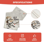 Artoid Mode Grey Snowman Winter Table Runner Home Party Decor 13x90 Inch