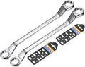 27x30mm Double Box End Wrench 12 Point 75 Degree Offset Wrench 2pcs