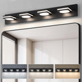 OKELI Bathroom Light Fixtures, Matte Black Vanity Light Modern LED 3CCT