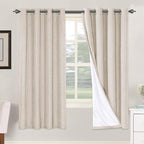 H.VERSAILTEX 72 inch Blackout Curtains, 100% Absolutely Blackout Thermal by HVERSAILTEX