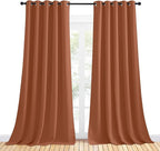 NICETOWN Thermal Insulated Burnt Orange Curtains - Image 2